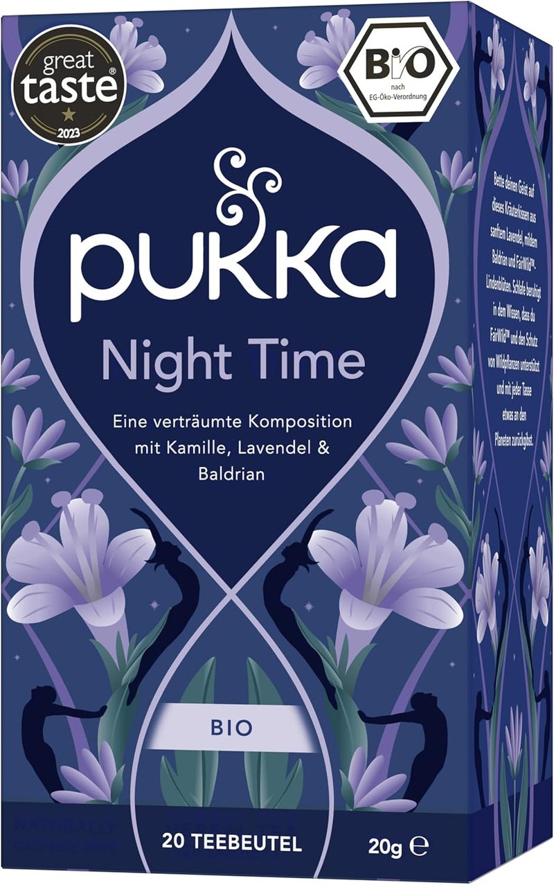 Pukka Night Time Herbal Tea with Lavender and Oatflower - Image 1